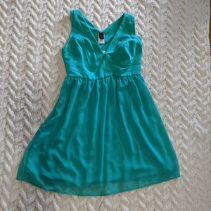 🍋New w/ tags Wrapper plus size teal dress 1x